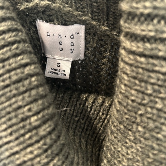 A New Day (Target brand) Olive green sweater dress. Never worn. - Picture 2 of 4